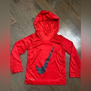 Nike Hoodie drifit lightweight long sleeve kids size 4